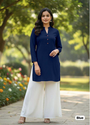 Aiwa Heavy Rayon Kurti Set with Plazzo Bottom -TA1093