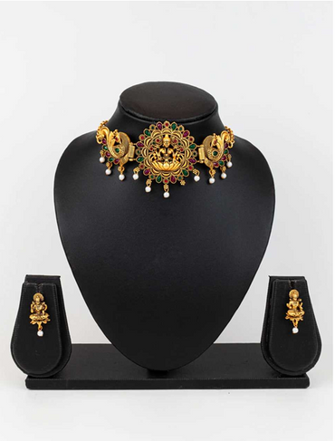 Aiwa Special Womens Jewellery Choker Necklaces Temple Jewelry-TA1003