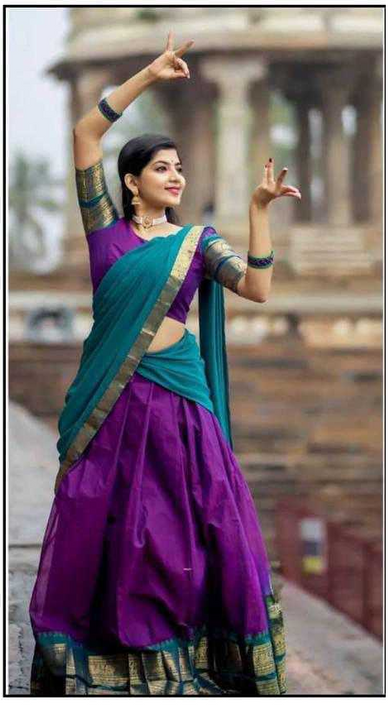 Aiwa Silk Kerala Davani Set -TA1107