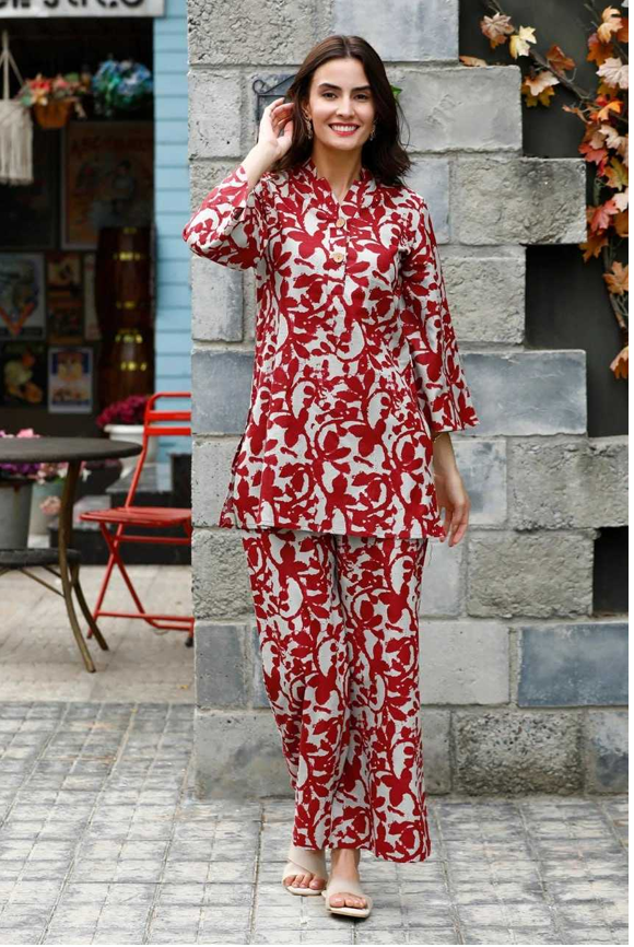 Aiwa Dramatic Duality Cotton Co-Ord Set-TA1108