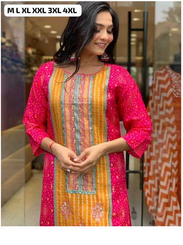 Aiwa Ladies Designer Printed Suits-TA1135