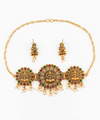 Aiwa Brass  Necklaces Handcrafted Temple Jewelry-TA1012