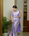 Aiwa Banarasi Soft Silk Saree with Exclusive Jacquard Border-TA1021