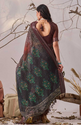 Aiwa Linen Cotton Digital Printed Patola Saree-TA1024
