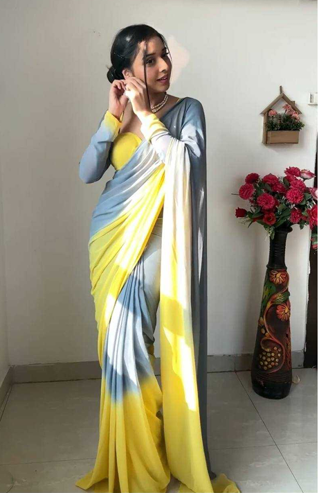 Aiwa Pure Soft Georgette Bandhani Digital Printed Saree-TA1043