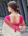 Aiwa Heavy Soft Lichi Silk Designer Saree with Jacquard Work-TA1060