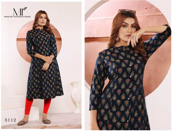 Aiwa Casual & Festive Printed Kurtis-TA1099