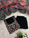 Rayon Embroidered Kurti Set with Dupatta-TA1126