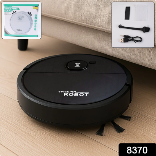 USB Mopping Robot Dry Wet Mop Sweeping Smart Vacuum Cleaning Robot, Mini Cleaning Robot Automatic Vacuum Cleaner, Robot Vacuum Cleaner Sweeping Robot, Strong Suction Power Vacuum Mop Robot for Pet Hair Hard Floors