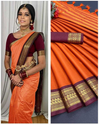 Aiwa Soft Lichi Silk Saree with Rich Jacquard Design-TA1019