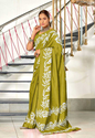 Aiwa Pure Mulmul Cotton Hand Block Printed Designer Saree-TA1020