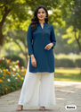 Aiwa Heavy Rayon Kurti Set with Plazzo Bottom -TA1093