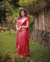 Organic Banarasi Saree For Intimate And Big Fat Indian Weddings- LICHI SILK-TA1014