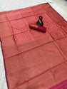 Organic Banarasi Saree For Intimate And Big Fat Indian Weddings- LICHI SILK-TA1014