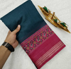 Aiwa Soft Jaipuri Mul Cotton Saree with Patola &amp; Ikkat Design-TA1023